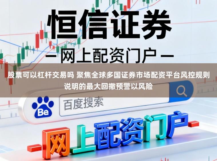 股票可以杠杆交易吗 聚焦全球多国证券市场配资平台风控规则说明的最大回撤预警以风险